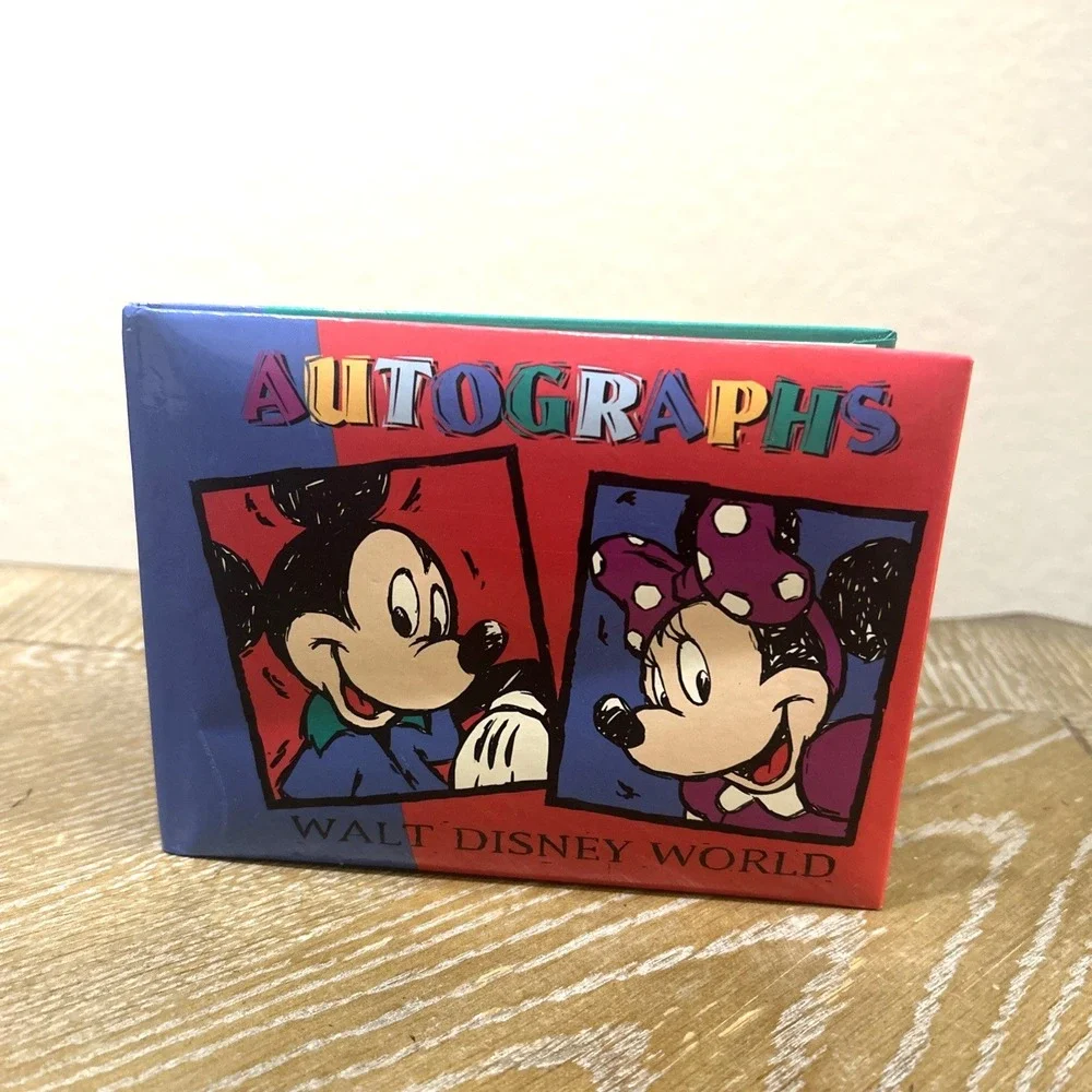 1996 Vintage Walt Disney World Blank Autograph Book - Unused
